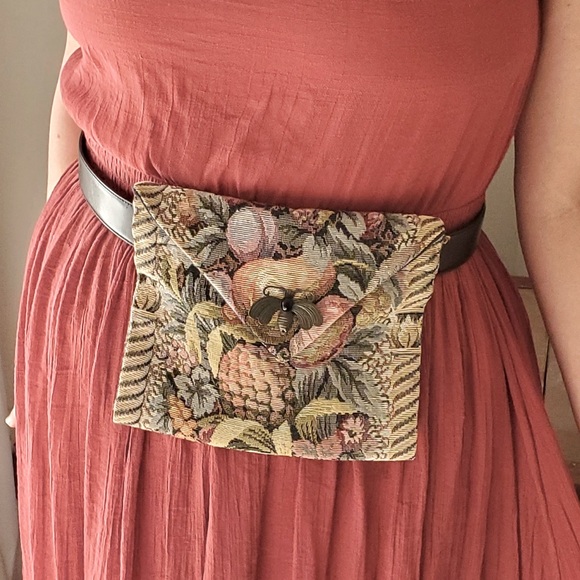 Marshmallow Moon Handbags - Mary Lisa Handmade Tapestry Belt Bag